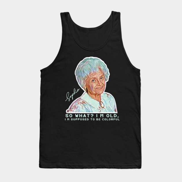 Sophia Petrillo - Golden Girls Tank Top by Mortensen